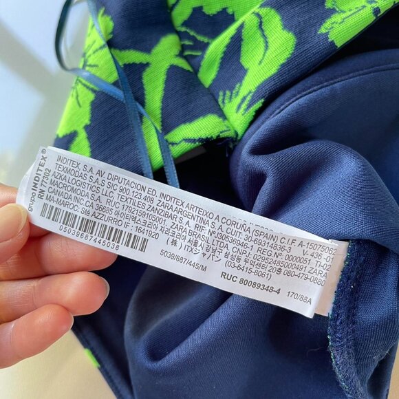 NWT Zara One Shoulder Crop Top - Picture 7 of 11